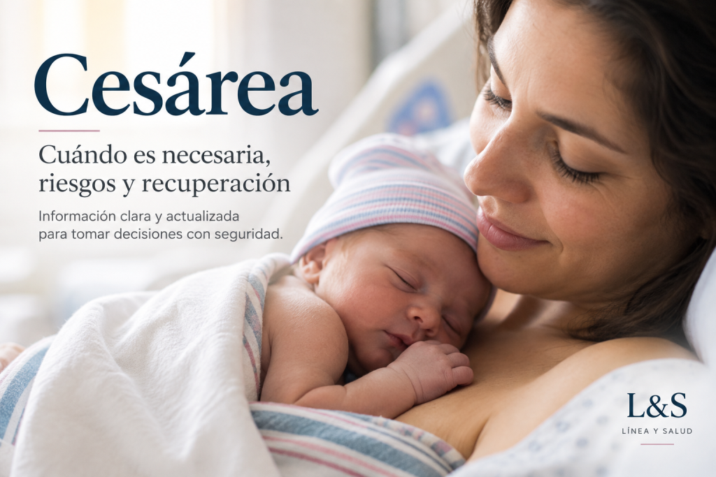 Cesárea: cuándo es necesaria, riesgos y recuperación