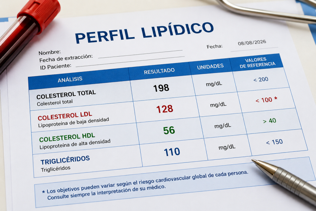 Colesterol: LDL, HDL, triglicéridos y cómo entender una analítica