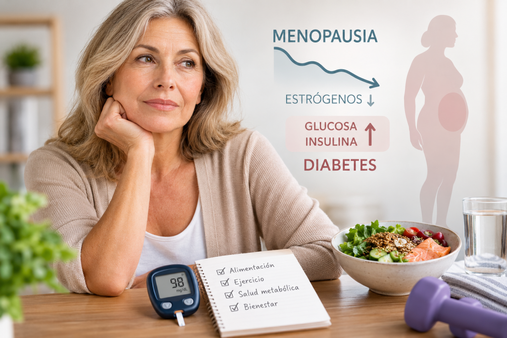 Diabetes y menopausia: cómo influyen los cambios hormonales en la glucosa