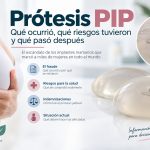Prótesis PIP con implantes mamarios y referencia a sus riesgos, fraude, retirada e indemnizaciones