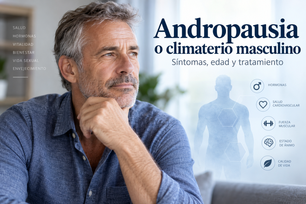 Andropausia o climaterio masculino: síntomas, edad y tratamiento