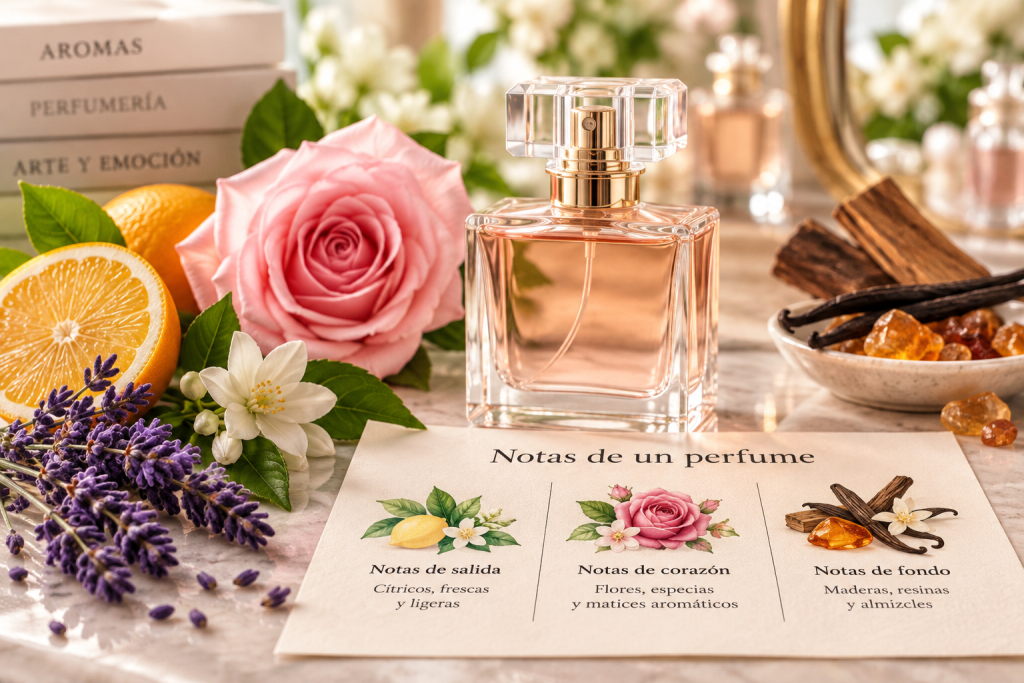 Un perfume Un perfume: notas, familias olfativas y el arte de crear una fraganciase clasifica en notas y en familias