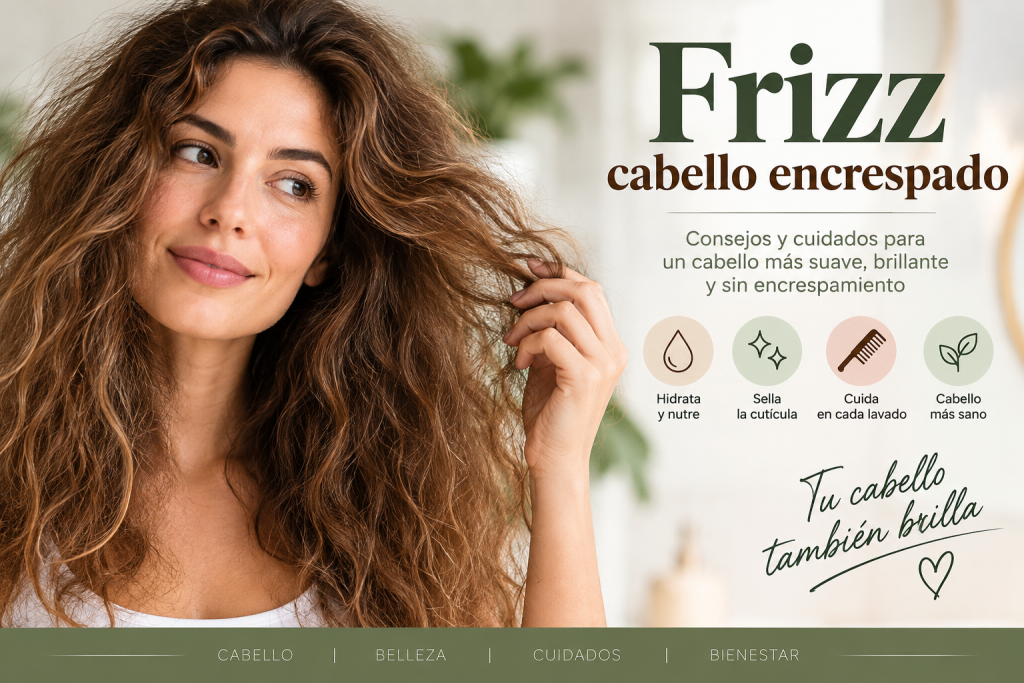Frizz o cabello encrespado: causas, soluciones y cómo evitarlo