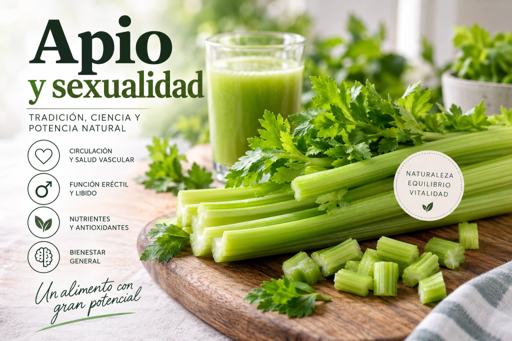 Apio y Viagra natural: qué sabemos sobre potencia sexual