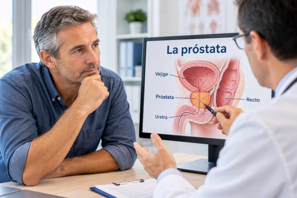 Qué es la próstata, dónde está y para qué sirve