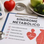 Infografía sobre el síndrome metabólico y sus principales factores de riesgo