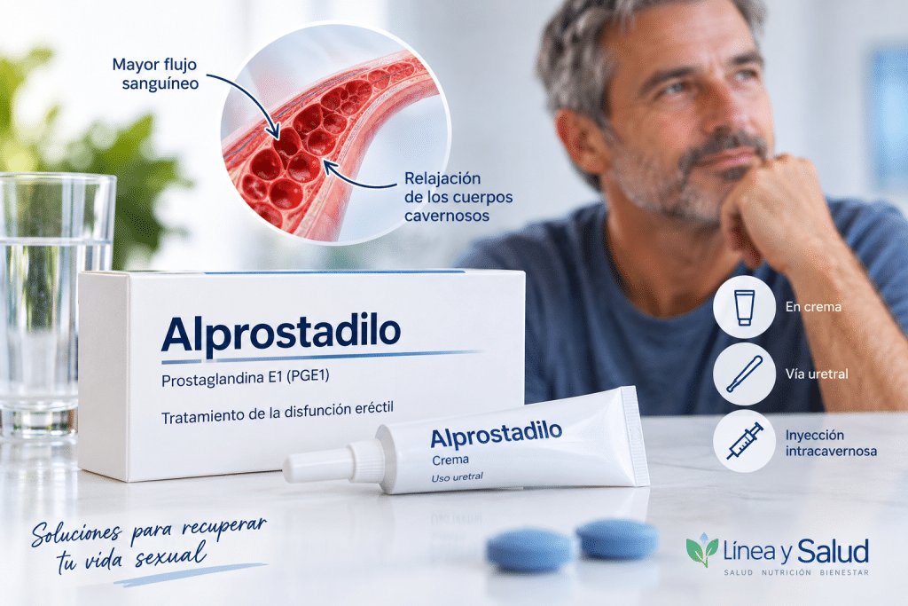 Alprostadilo para erecciones: qué es, cómo funciona y efectos