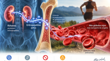 Eritropoyetina EPO y producción de glóbulos rojos