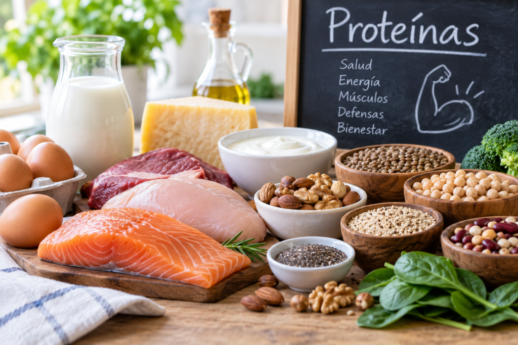 Proteínas: qué son, para qué sirven y cuánta necesitamos