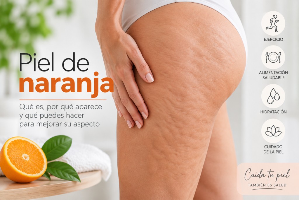 Piel de naranja: qué es, por qué aparece y qué puede mejorar su aspecto