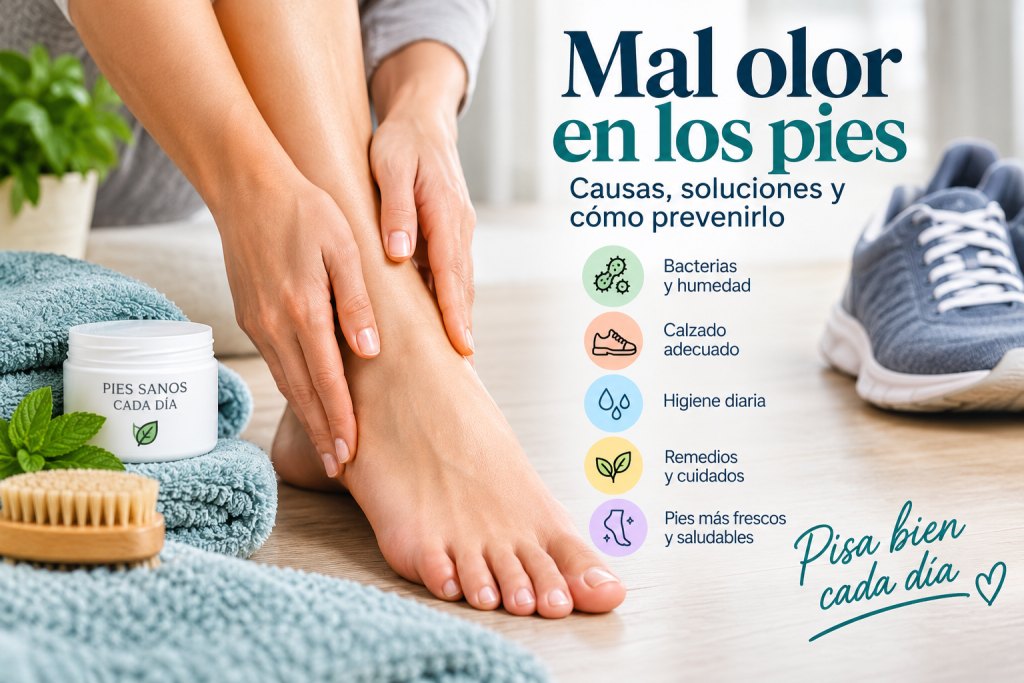 Mal olor en los pies: causas, soluciones y cómo prevenirlo