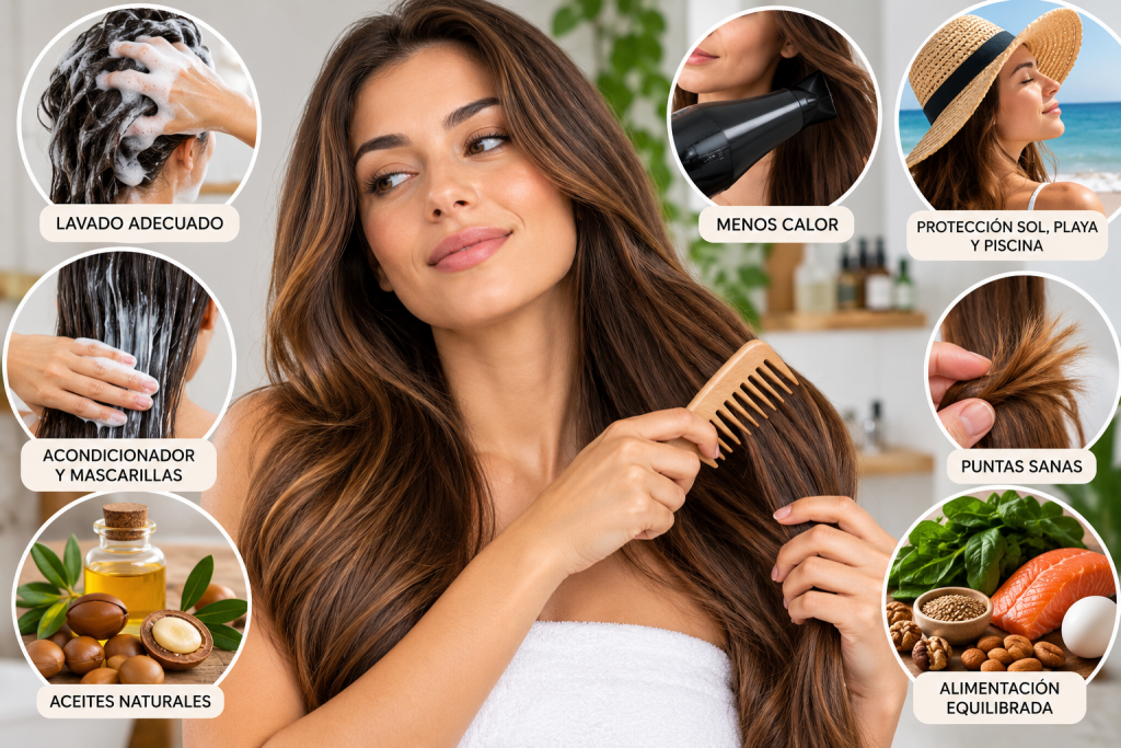 Cuidado del cabello: cómo mantenerlo sano, fuerte y brillante
