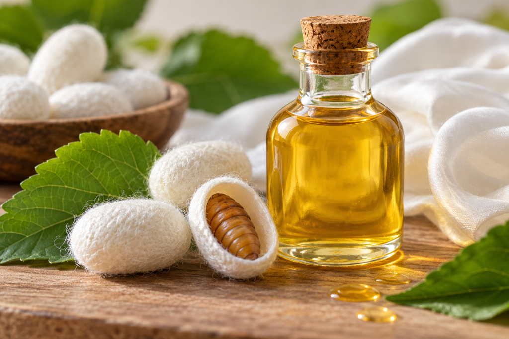 Aceite de crisálida de seda: propiedades, piel y qué dice la investigación