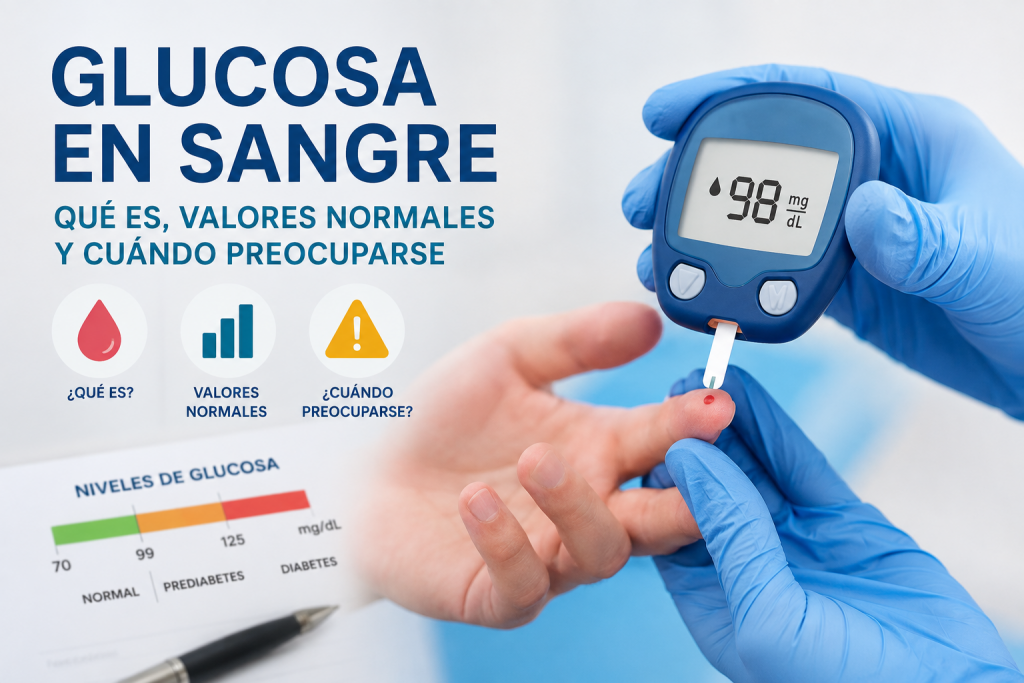 Glucosa en sangre: qué es, valores normales y cuándo preocuparse