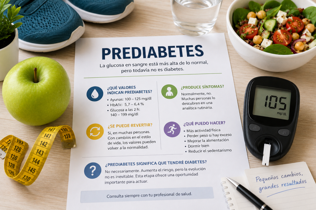 Prediabetes: qué es, valores y cómo evitar que avance