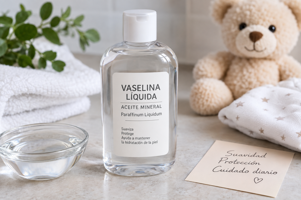Vaselina líquida o aceite mineral: qué es y para qué sirve